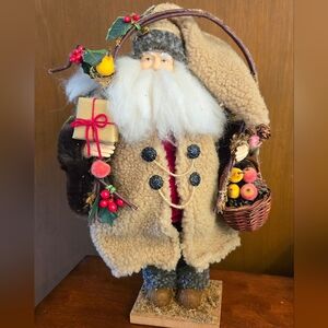 Vintage Woodland Santa With Gifts